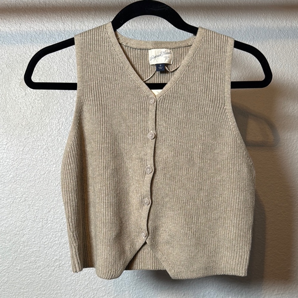 NWT A New Day Beige Sweater Vest
